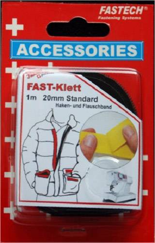 Tépőzár készlet 1 m x 20 mm 1pár Fastech 680-330C