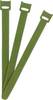 FASTECH® Tépőzár kábelkötegelő Kötegeléshez Bolyhos és horgos fél (H x Sz) 200 mm x 13 mm Zöld 100 db