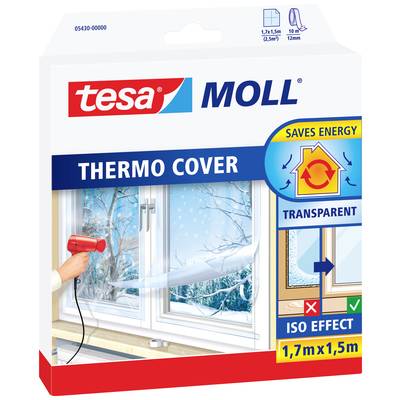 Hőszigetelő fólia ablakra, 1,7 x 1,5 m átlátszó 1tekercs tesamoll® Thermo Cover