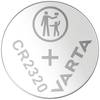 CR2320 lítium gombelem, 3 V, 135 mA, Varta BR2320, DL2320, ECR2320, KCR2320, KL2320, KECR2320, LM2320