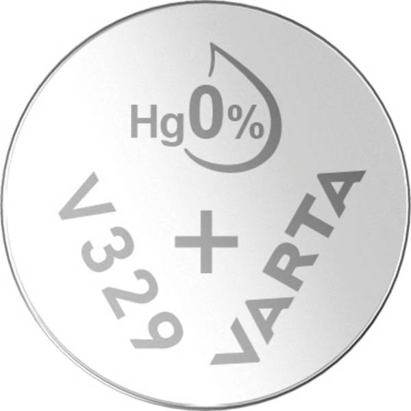 329 gombelem, ezüstoxid, 1,55V, 39 mAh, Varta SR731SW, SR731, V329, D329, RW300, R329/24, GP29, 329A, 329X