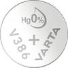 386 gombelem, ezüstoxid, 1,55V, 115 mAh, Varta SR43W, SR43, SR1143, V386, D386, 260, H, 280‑41, SB‑B8, RW44, BS06