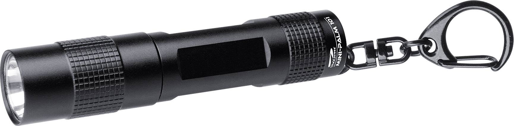 LED-es kulcstartós zseblámpa, 1,5 óra, 26 g, fekete, LiteXpress Mini-Palm 101 LX403071-2