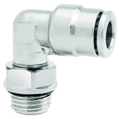 IMI NORGREN Hajlított összekötő, forgatható 102470418 Külső menet: 1/8" Cső átmérő: 4 mm 1 db