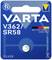 Varta V362/SR58 gombelem kék háttérrel, rajta a "Battery Experts Since 1887" felirattal. Gyermekbiztos csomagolás.