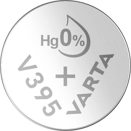 395 gombelem, ezüstoxid, 1,55V, 42 mAh, Varta SR927SW, SR57, SR927, SR926, V395, D395, 610, LA, 280-48, SB-AP