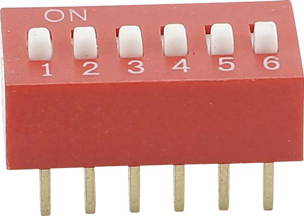 DIP kapcsoló Tru Components DS-06