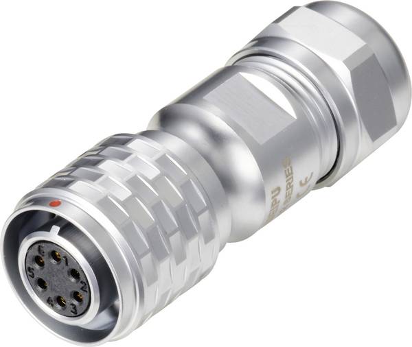 Kerek dugaszolós csatlakozó, Push-Pull IP67 6 pól. dugó 5 A SF1210/S6 II Weipu 1 St.