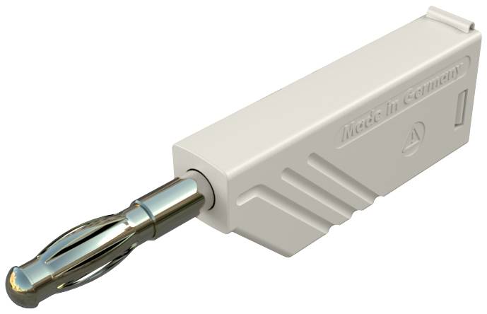 Egy fehér dübel fém csavarheggyel, amelyre az 'Made in Germany' felirat van nyomva. Feladata, hogy stabilan rögzítsen a falakban.