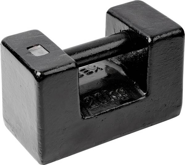 Kern 366-88 M3 tömb tömege 20 kg, öntöttvas