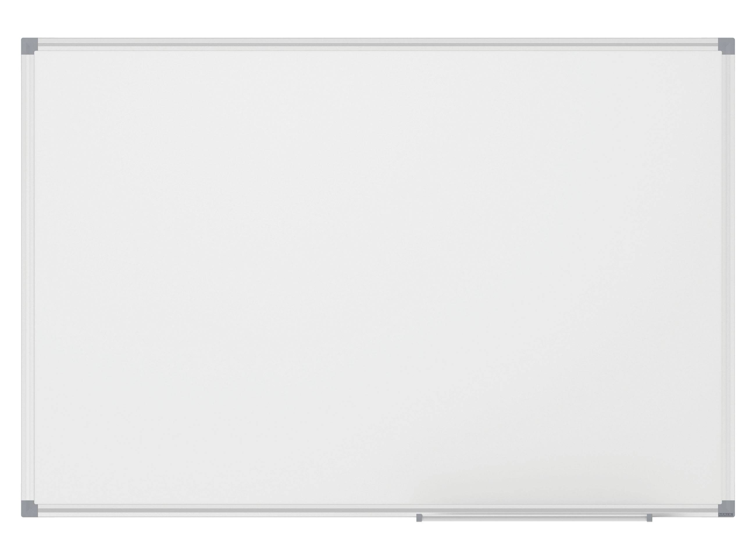 Maul Fehér tábla MAULstandard (Sz x Ma) 180 cm x 90 cm Fehér műanyag bevonatú Lerakóval, Fekvő és álló formátum