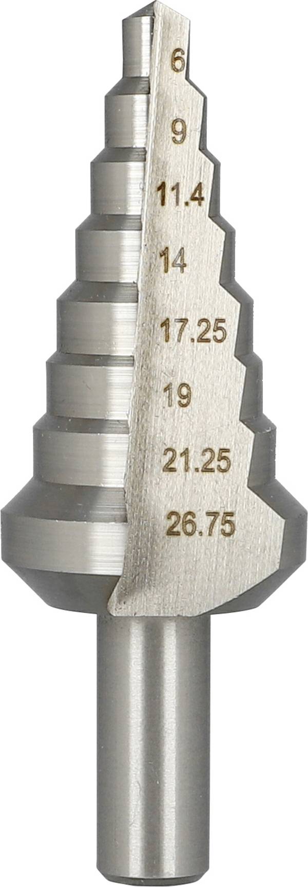Heller 22608 0 HSS Fokozatfúró Teljes hossz 77 mm Hengeres befogószár 1 db