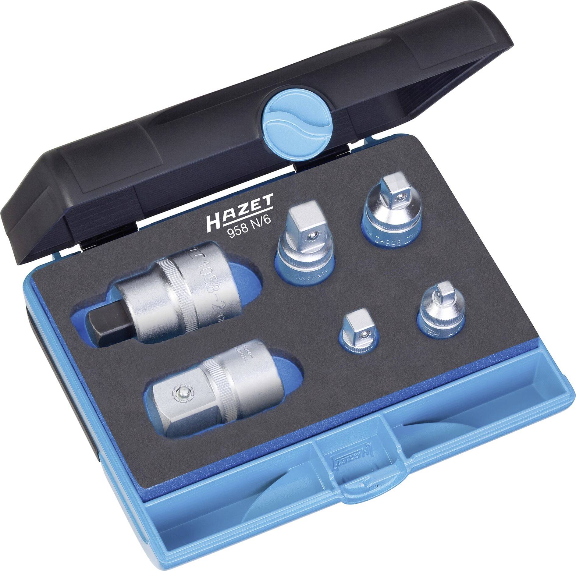 Dugókulcs adapter készlet 6 részes Hazet 958N/6