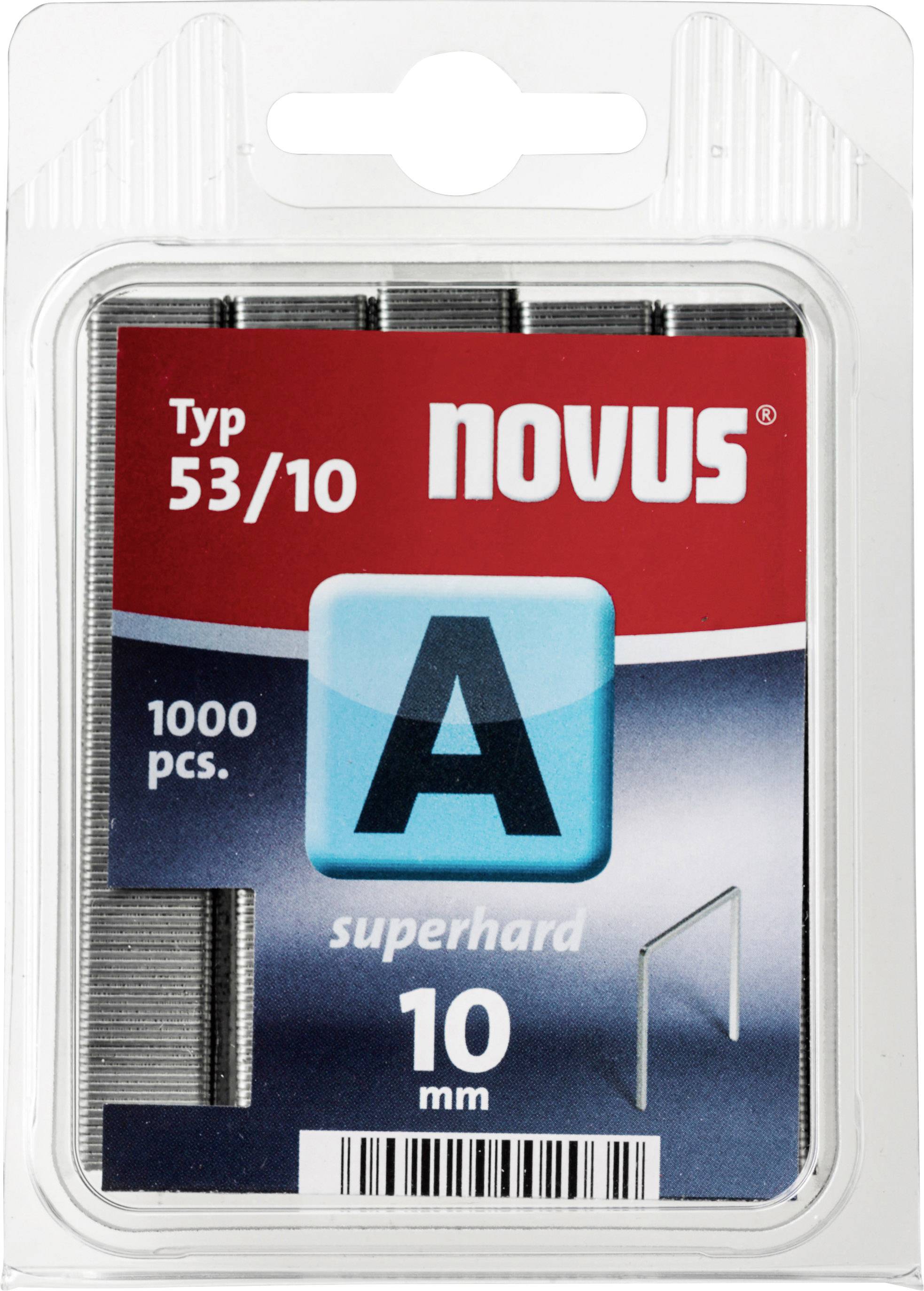 Tűzőgépkapocs, NOVUS A53/10HART 1000db-0