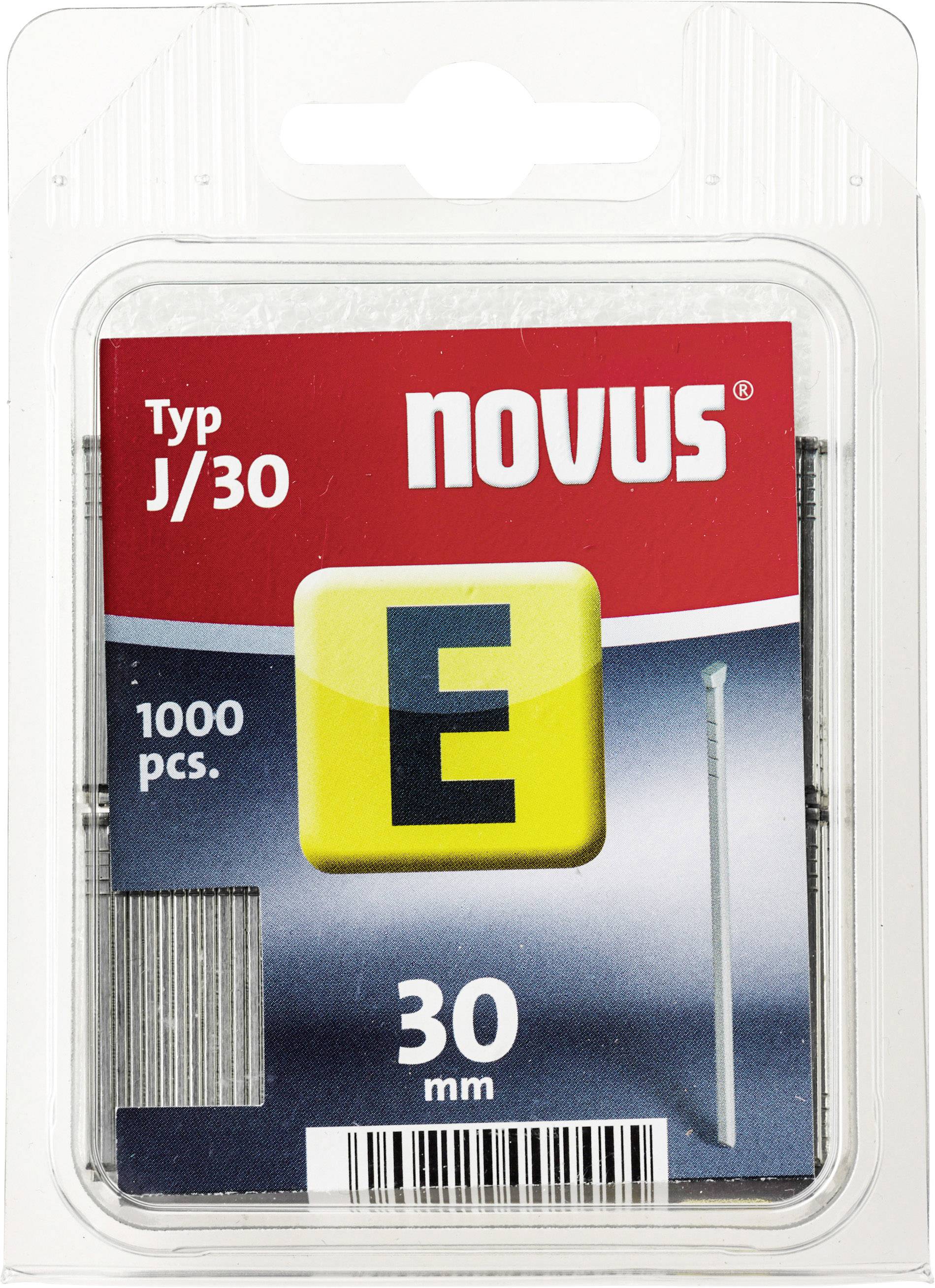 Tűzőszeg J/30 típus 1000db-os készlet 30 mm x 1.2 mm Novus 044-0066