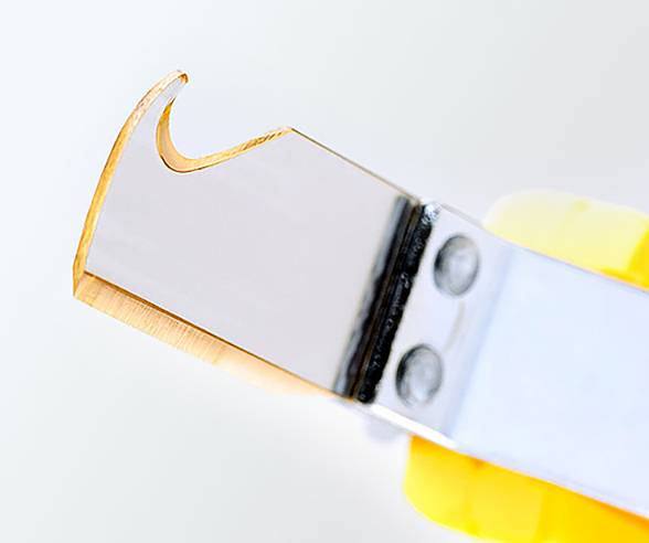 Kábelkés, blankoló kés kampós pengével, hengeres kábelekhez Ø 8 - 28 mm-ig, Jokari No. 28 H Secura 10280-5