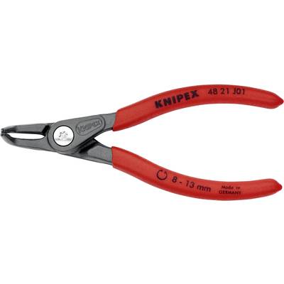 Piros Knipex fogó rugós tömlőbilincs eltávolításához, alkalmas 8-13 mm-es rögzítési tartományhoz.