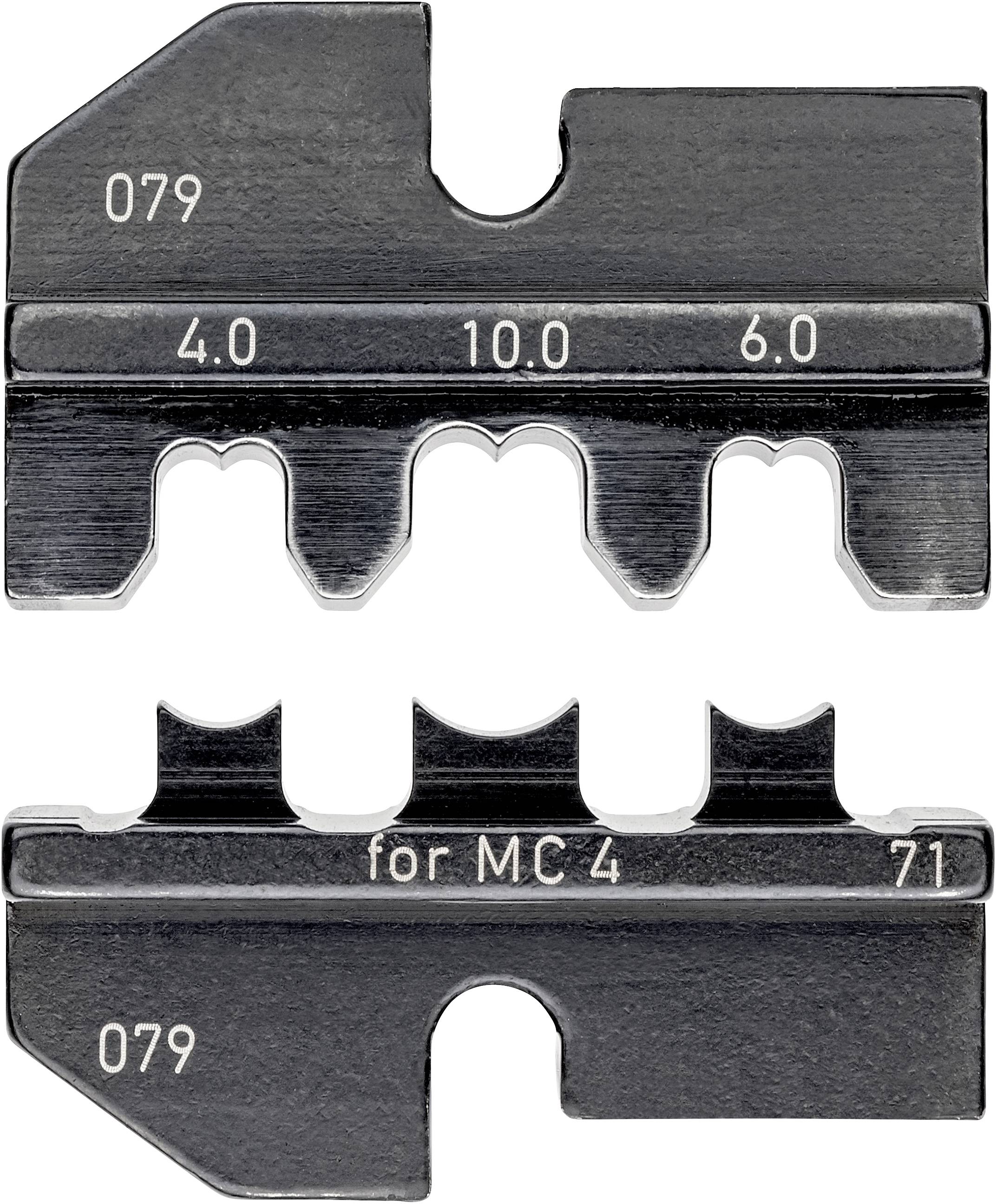 Knipex 97 49 71 krimpelő, préselő betét 4 - 10 mm² szolás csatlakozódugókhoz Knipex 97 43 200, 97 43 E, 97 43 fogókhoz