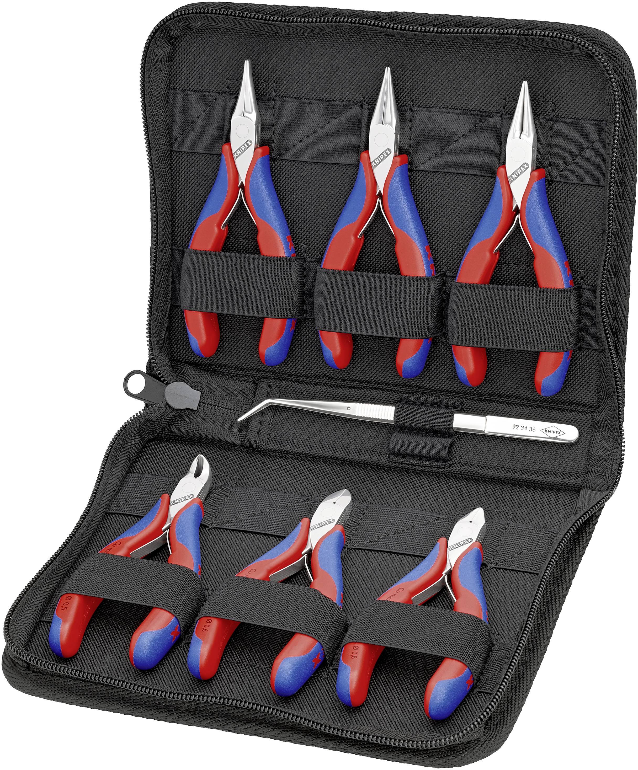 7 részes elektronikai fogókészlet, Knipex 00 20 16
