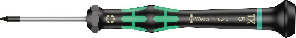 Wera 2067 Elektronika- és finommechanika Torx csavarhúzó Méret (csavarhúzó) T 1 Penge hossz: 40 mm 1 db