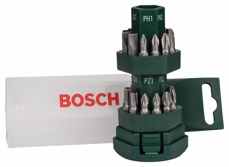 Bosch 25 részes Bit csavarozó készlet Bit készlet