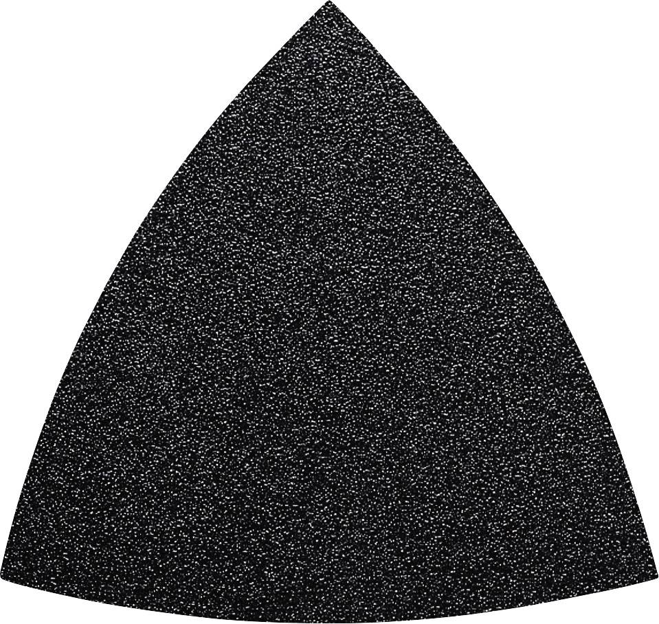 Fein 63717087014 Delta csiszolópapír Tépőzárral, Lyuk nélküli Szemcsézet 150 Sarokméret 80 mm 50 db
