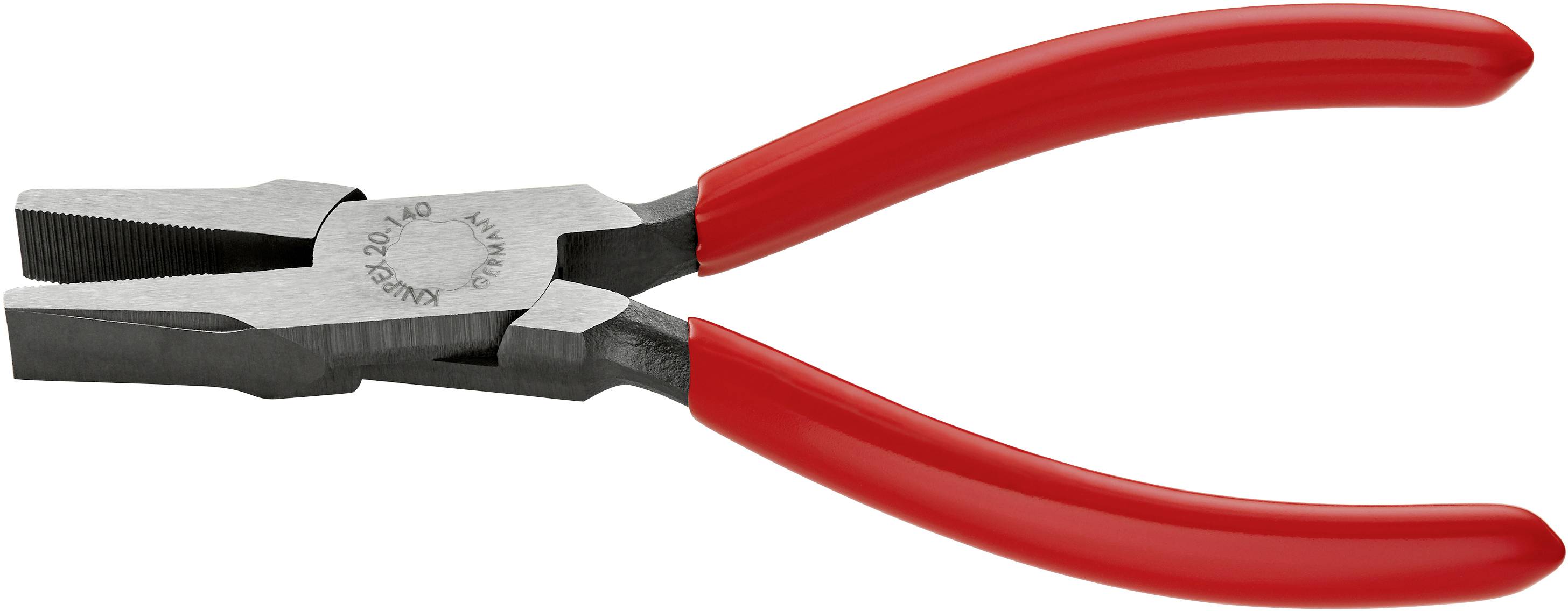 Laposfogó 140 mm, rövid, széles pofa, Knipex 20 01 140