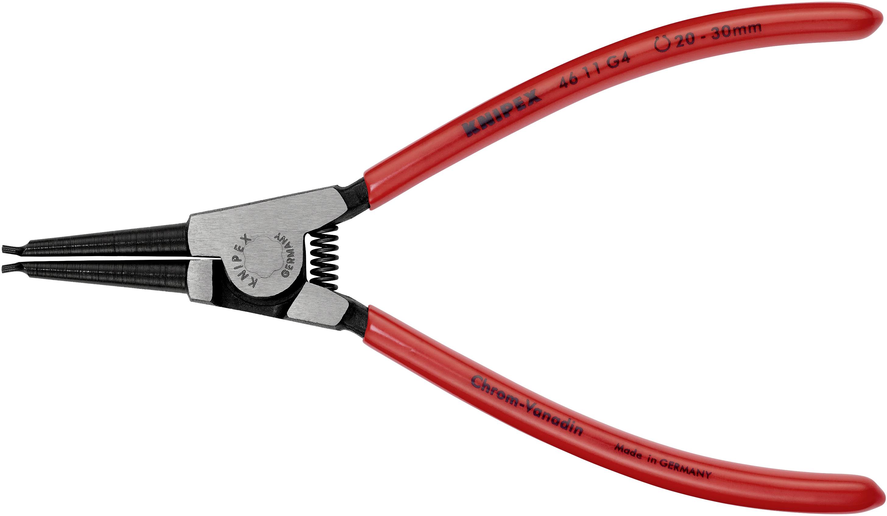 Seeger-gyűrű fogó fogógyűrűkhöz (tengelyek) 180 mm, egyenes, Knipex 46 11 G4