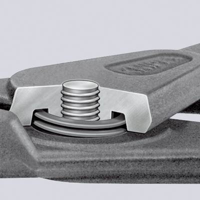 Precíziós Seeger-gyűrű fogó külső gyűrűkhöz (tengelyek) 140 mm, egyenes, Knipex 49 31 A0
