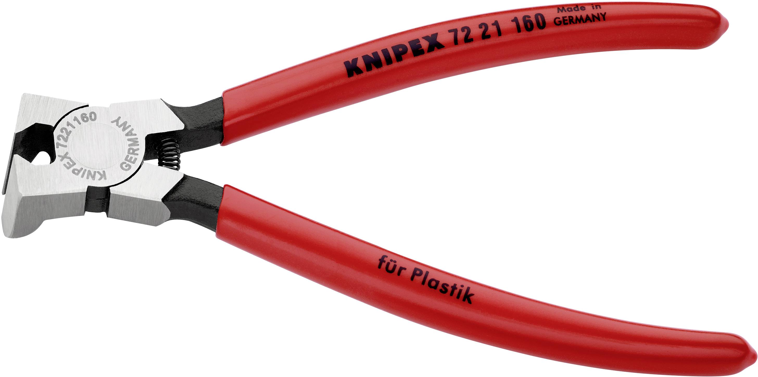 Oldalcsípő műanyaghoz, max.: 1,2 mm, Knipex 72 21 160