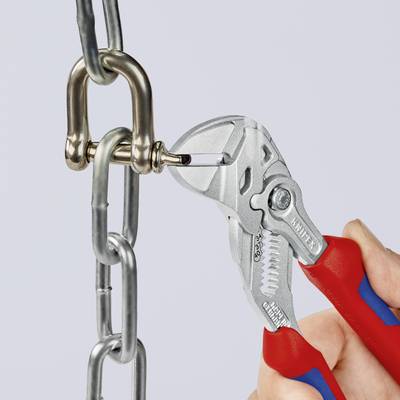 Fogókulcs és csavarkulcs egyetlen szerszámban 180 mm, befogás: 1 3/8", Knipex 86 05 180