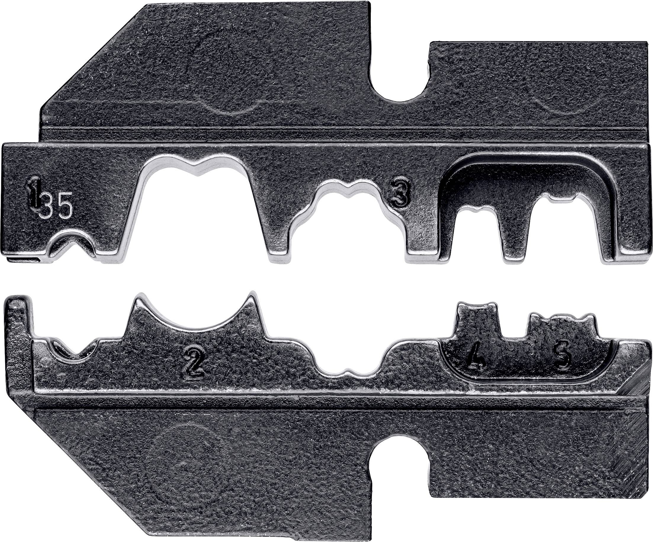 Knipex 97 49 35 krimpelő betét, préselő betét gyújtógyertya pipa csatlakozóhoz, Knipex krimpelő fogókhoz-0