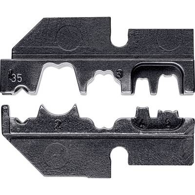 Knipex 97 49 35 krimpelő betét, préselő betét gyújtógyertya pipa csatlakozóhoz, Knipex krimpelő fogókhoz-0