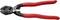 'Piros Knipex fogó, 71 01 200-as modell, alkalmas 3,6 mm-es C/V kapacitásig, fekete vágóélekkel.'