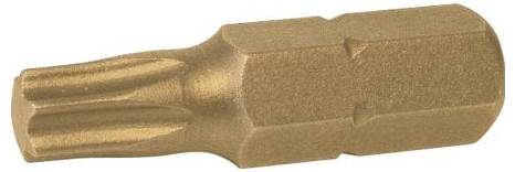 C.K T4557TIN-40T Sekskant-bit T 40 Krom-vanadium stål TiN C 6.3 2 stk