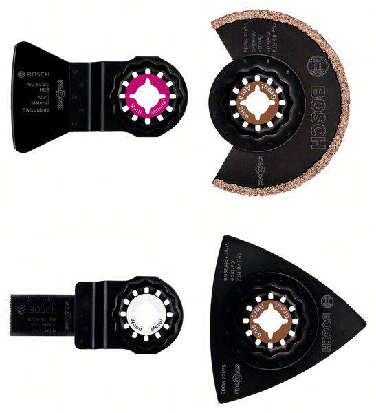 Bosch Accessories 2608661695 GOP-Zubehör Fliesen-Set 4-tlg. Többfunkciós szerszám tartozék készlet 4 részes 1 készlet