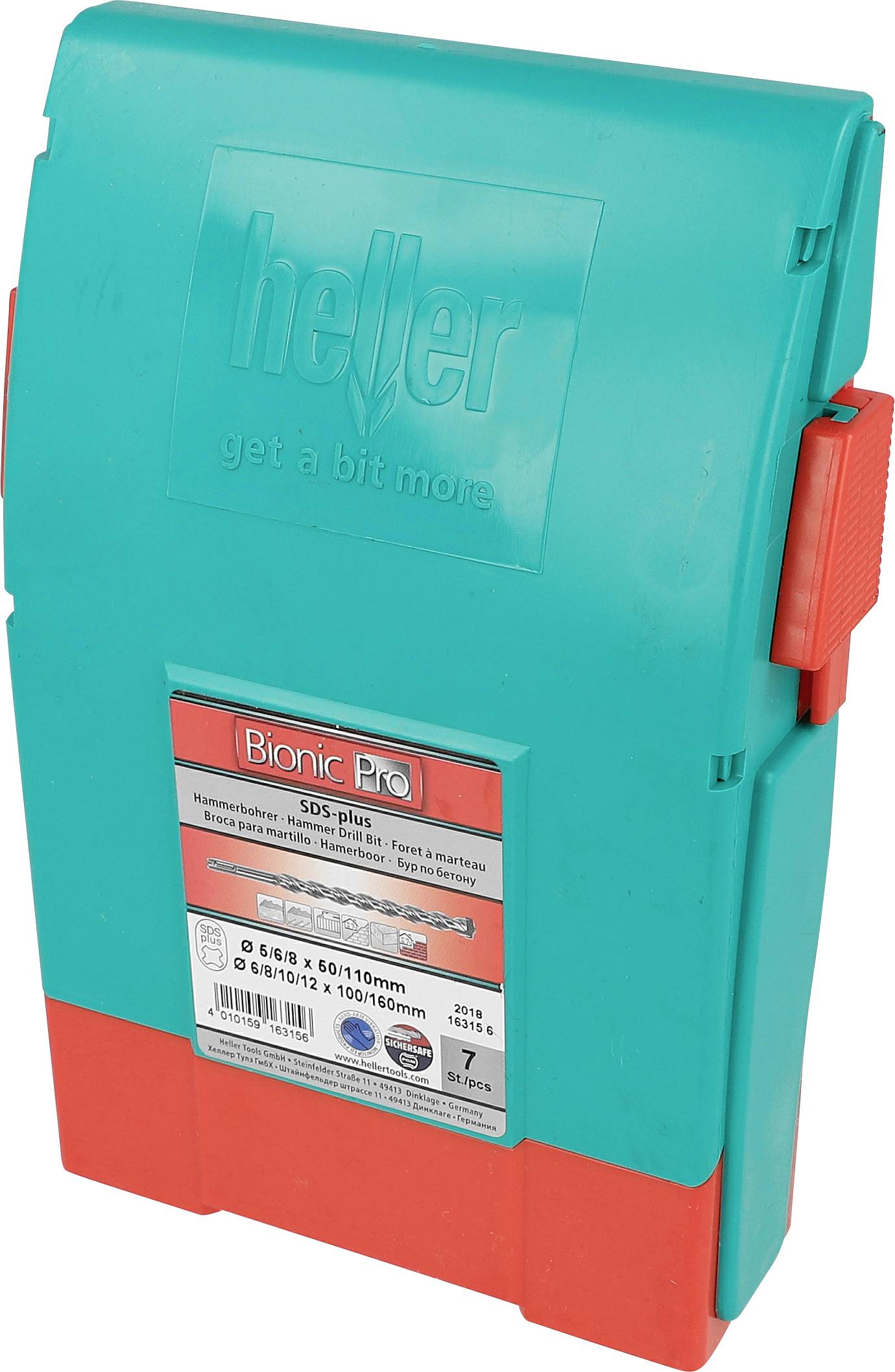 Ütvefúró készlet, Bionic® SDS-plus, 7 részes