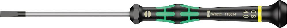 Wera 2035 Elektronika- és finommechanika Egyenes pengéjű csavarhúzó Pengeszélesség: 4 mm Penge hossz: 80 mm DIN 5264-A, DIN ISO 8320