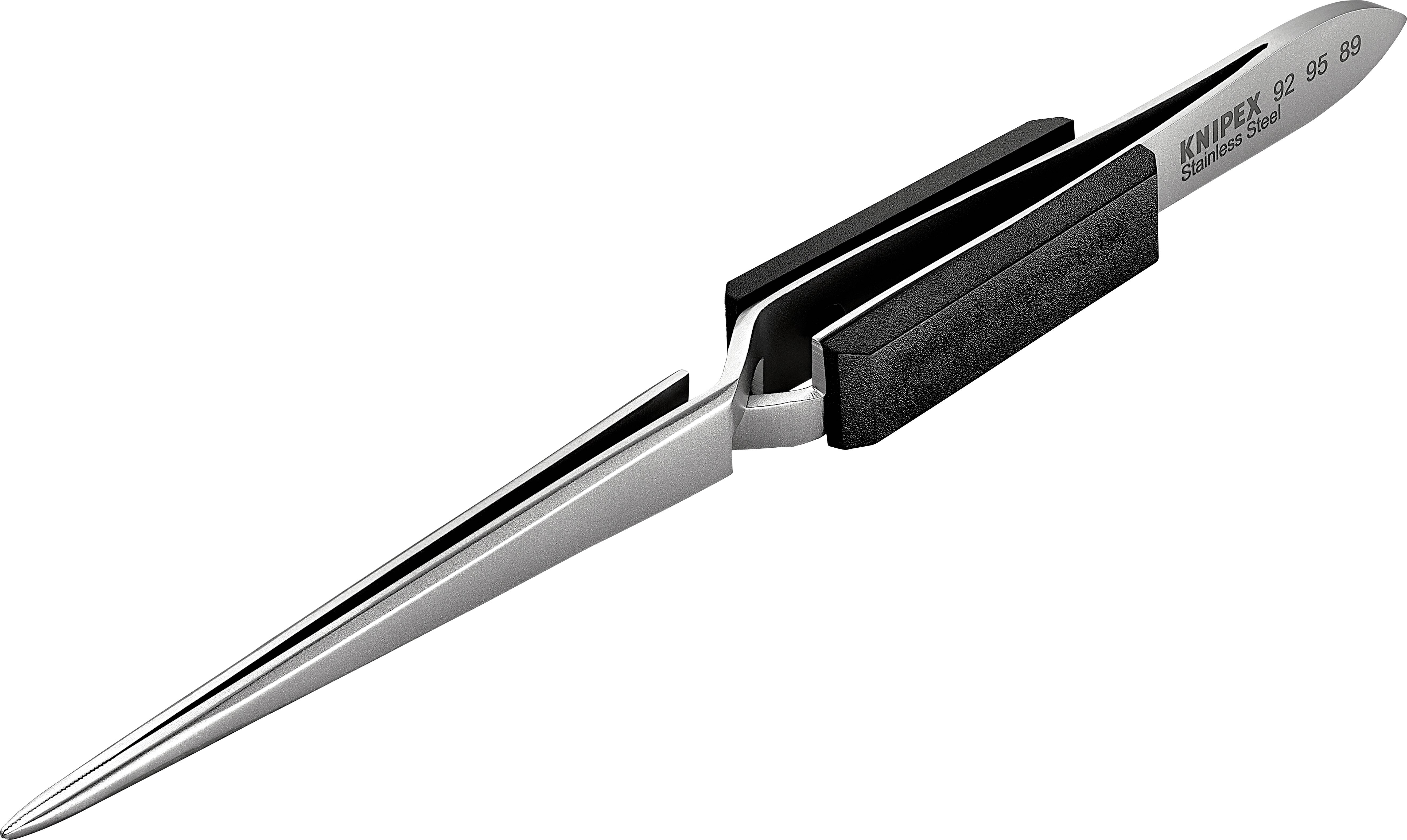 Keresztcsipesz markolattal, 160 mm, egyenes, Knipex 92 95 89