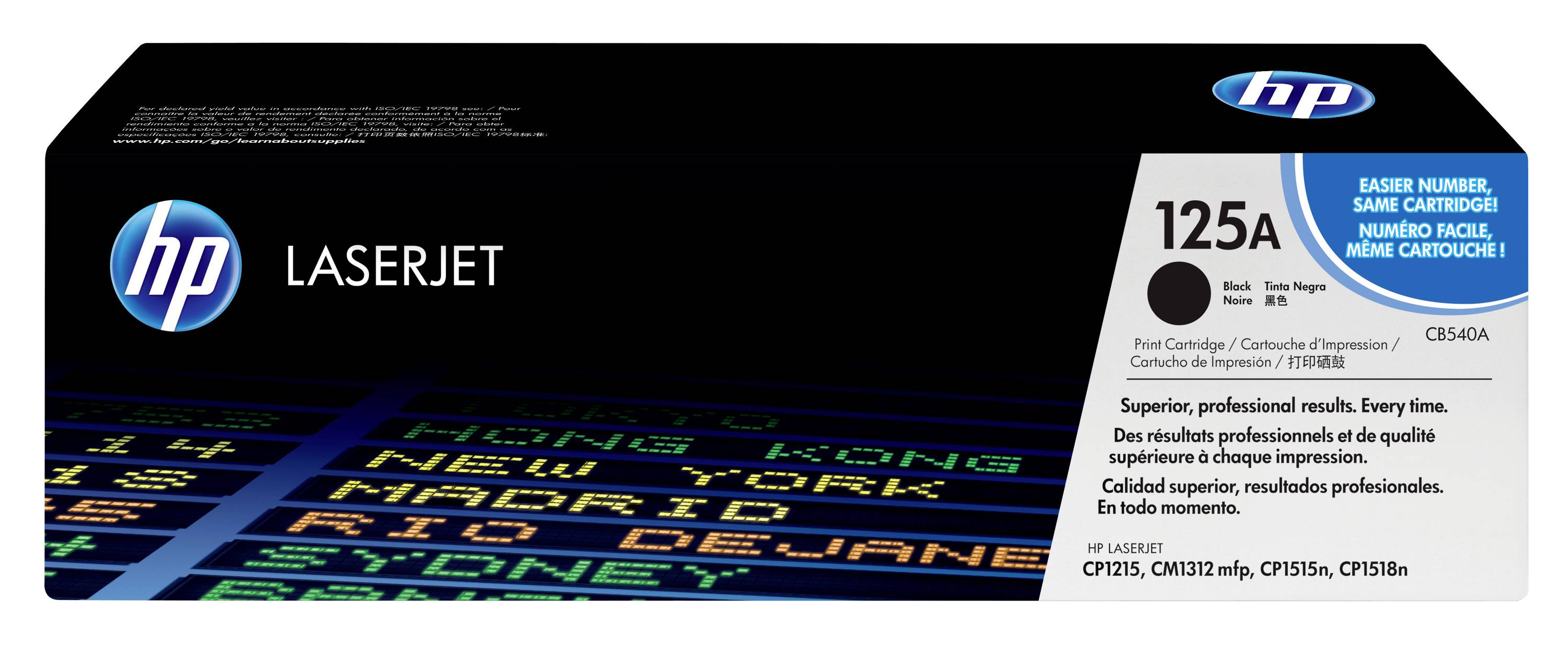 HP 125A CB540A Toner Fekete 2200 oldal Eredeti Toner kazetta