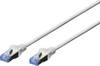 RJ45 Hálózat csatlakozókábel CAT 5e SF/UTP 1x RJ45 dugó - 1x RJ45 dugó 10 m Szürke UL minősített