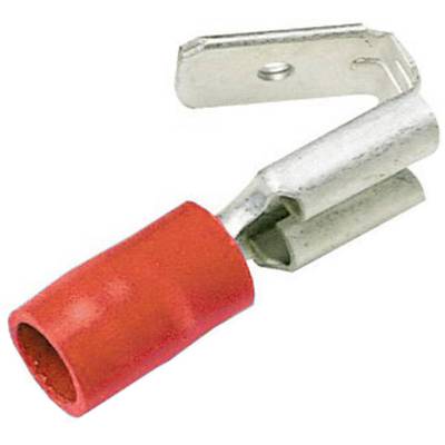 LAPP 63102010 Csúszósarus hüvely Leágazással Dugasz szélesség: 6.3 mm Dugaszolási vastagság: 0.8 mm 180 ° Részlegesen sz