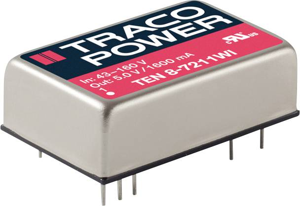 DC-DC konverter 110 V/DC 12 V/DC 666 mA 8 W, kimenetek: 1 TracoPower