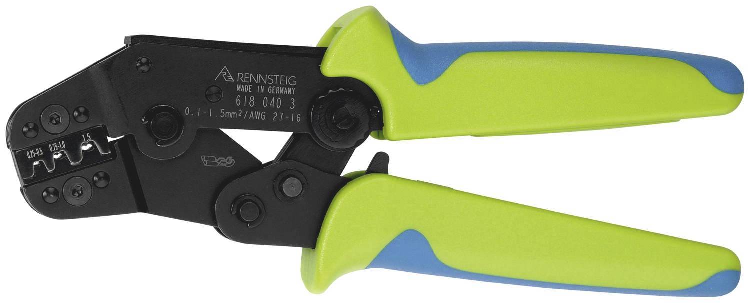 Rennsteig Werkzeuge PEW8.40 618 040 3 Krimpelőfogó Szigeteletlen nyitott csatlakozók 0.25 - 1.5 mm²