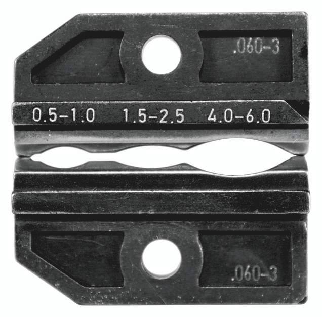 Rennsteig Werkzeuge 624 060-3 3 0 624 060-3 3 0 Krimpelő betét Szigeteletlen kábelsaruk, Szigeteletlen összekötő 0.5 - 6 mm² Alkalmas márka Rennsteig Werkzeuge
