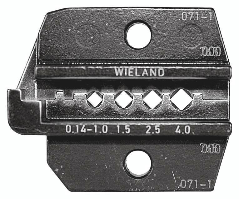 Rennsteig Werkzeuge 624 071-1 3 0 624 071-1 3 0 Krimpelő betét Napelemes dugós csatlakozó Alkalmas fogó Wieland 0.14 - 4 mm² Alkalmas márka Rennsteig Werkzeuge