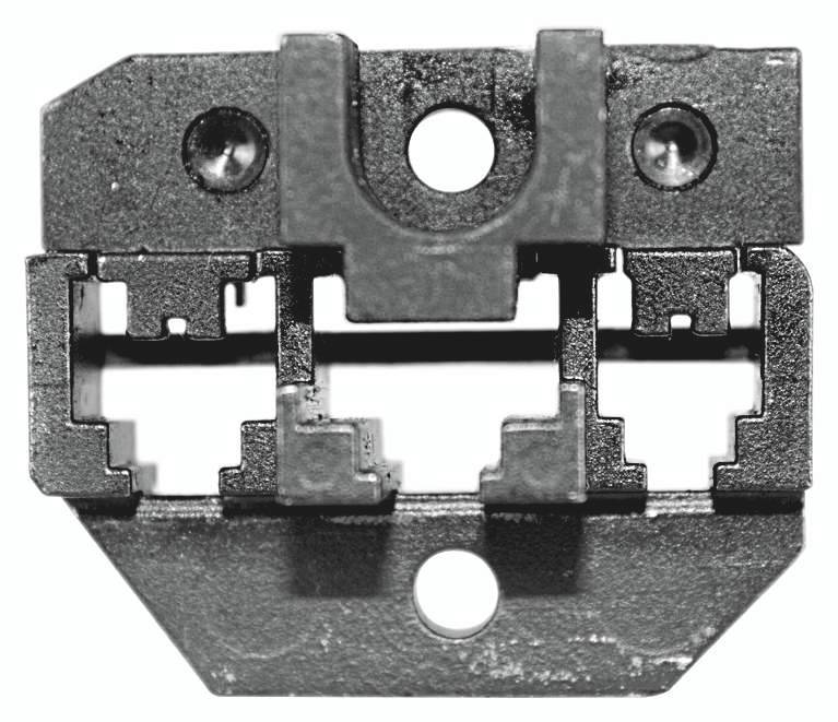 Rennsteig Werkzeuge 624 080 3 0 624 080 3 0 Krimpelő betét Moduláris csatlakozódugó (Western csatlakozódugó) Alkalmas márka Rennsteig Werkzeuge PEW 12