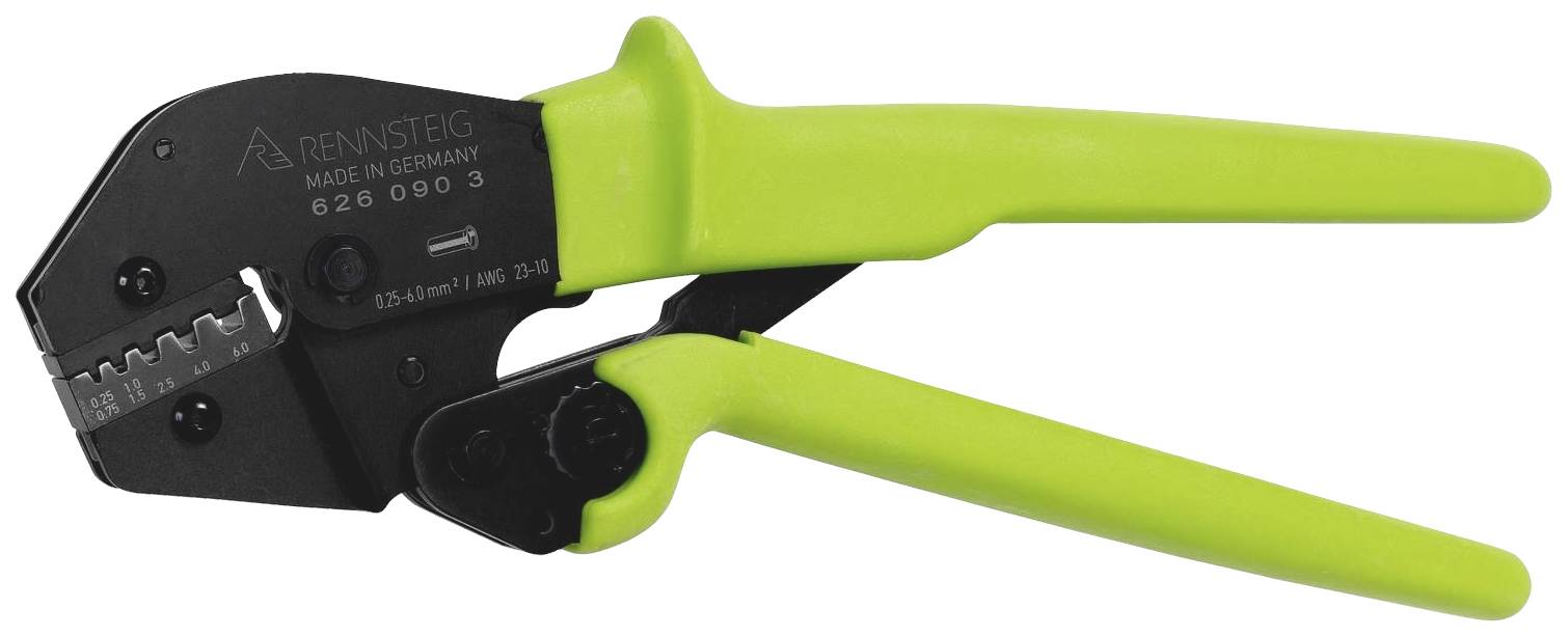 Rennsteig Werkzeuge PEW16.90 626 090 3 Krimpelőfogó Érvéghüvelyek 0.25 - 6 mm²