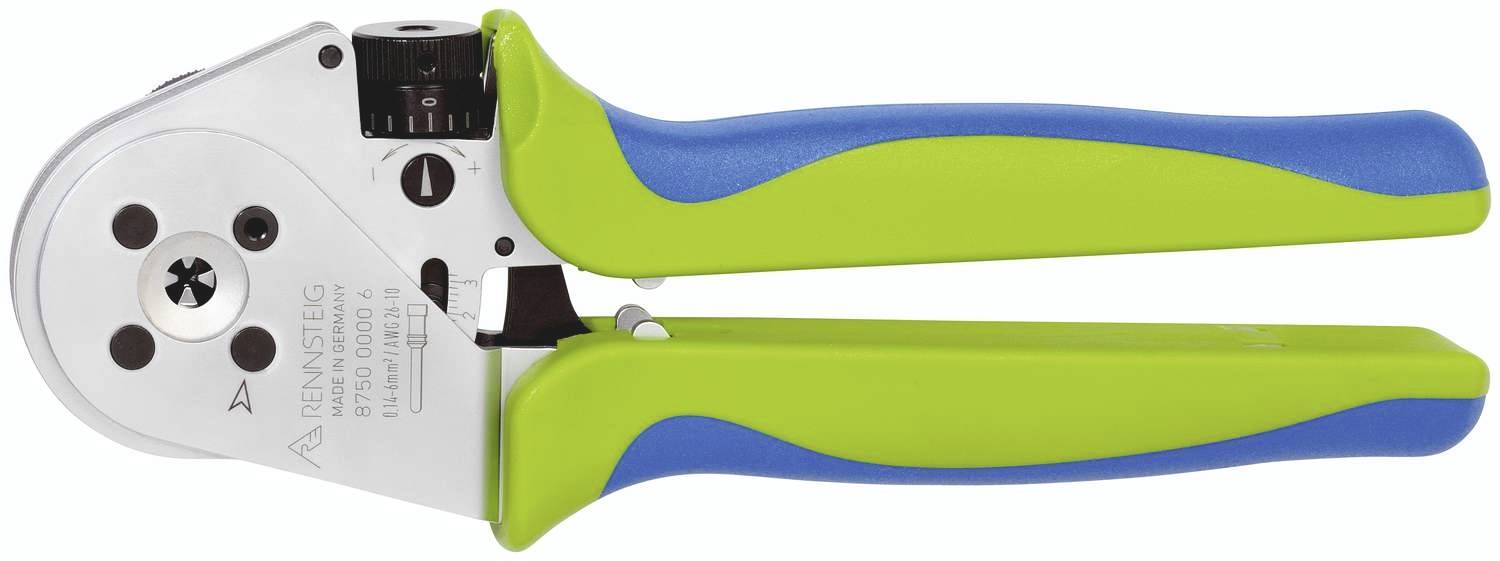 Rennsteig Werkzeuge MicroCrimp 8.76 8760 0000 6 Krimpelőfogó Sodort stift- és aljzatos érintkezők 1.5 - 10 mm²