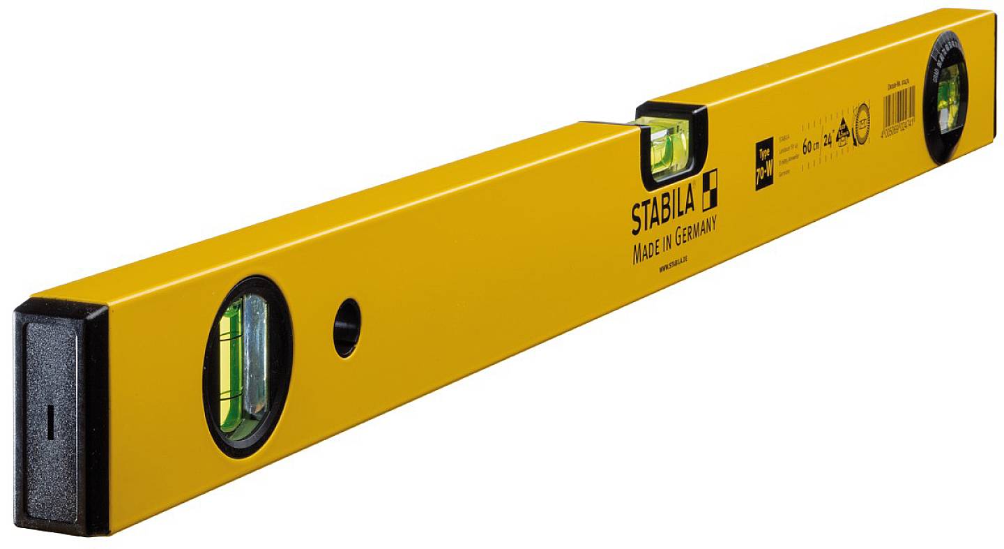 Stabila Type 70 W 2474 Könnyűfém vízmérték 60 cm 0.5 mm/m